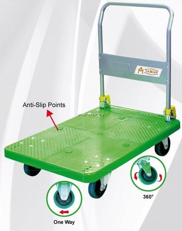 TAHAN THP150 PVC PLATFORM FOLDABLE HAND TRUCK 730MM (L) X 490MM (W